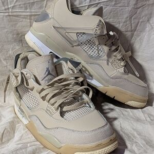 Jordan Men’s Retro Low-Top Sneakers in Cream